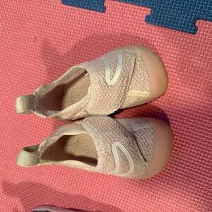 Bloch Baby Walker Shoes - Cream and Pink